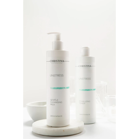 Christina Unstress Gentle Cleansing Milk - Sửa Rửa Mặt Cho Da Nhạy Cảm 300ml