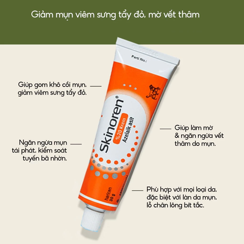 Bôi Mụn Skinoren 200mg Tuýp 30g