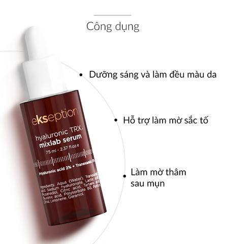 Tinh Chất Ekseption Hyaluronic TRX Mixlab Serum Dưỡng Sáng, Làm Mờ Sắc Tố Da 75ml