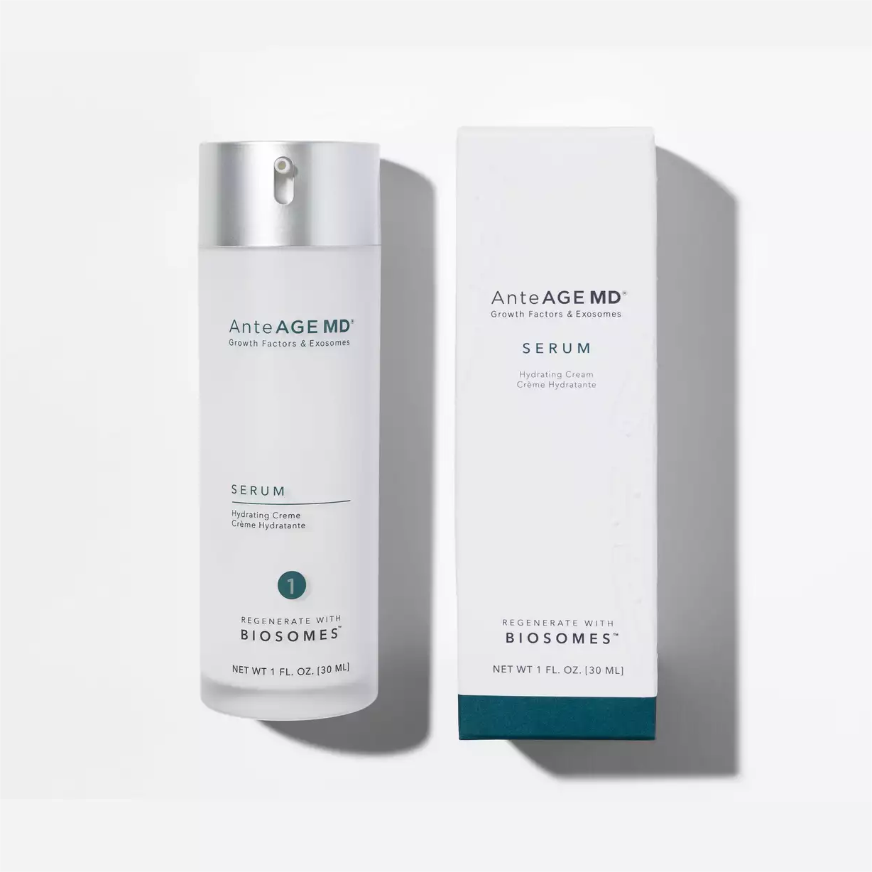 Bộ Đôi AnteAGE MD Biosome - MD Serum (1) & MD Accelerator (2) Chống Oxy Hóa, Phục Hồi & Nuôi Dưỡng Da Chuyên Sâu