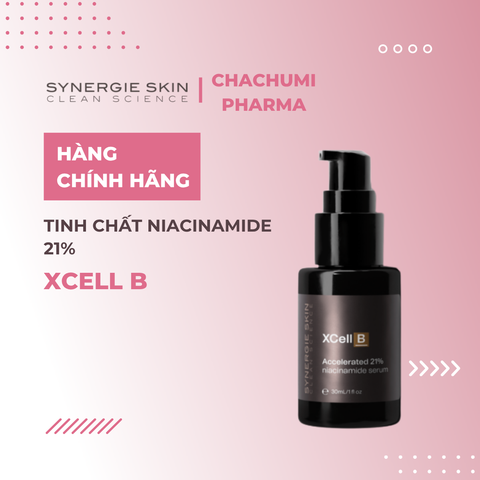 Synergie Skin XCell B Serum Niacinamide 21% & SOD chống viêm mạnh (30ml)