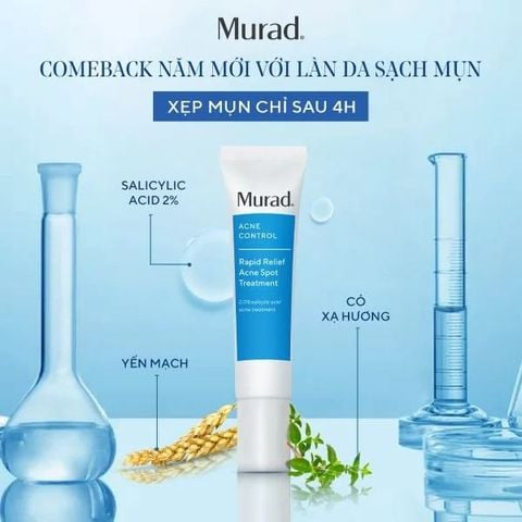 Murad Rapid Relief Acne Spot Treatment - Gel chấm giảm mụn cấp tốc
