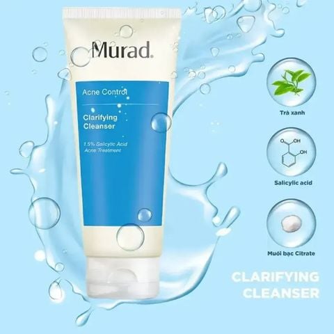 Murad Clarifying Cleanser - Sữa rửa mặt sạch da ngừa mụn