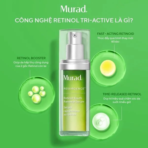 Murad Retinol Youth Renewal Serum - Tinh chất tái tạo trẻ hoá da