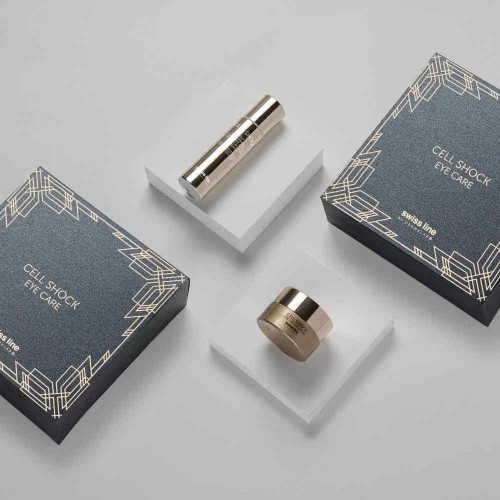 Swissline Cell Shock Eye Care Kit - Bộ chăm sóc vùng mắt tái tạo collagen hoàn hảo