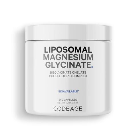 Codeage Liposomal Magnesium Glycinate 240v - Viên Uống Bổ Sung Magiê Hỗ Trợ Tập Gym, Giấc Ngủ, Xương Khớp, Giảm Stress