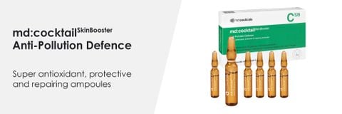 Md:ceuticals md:cocktail Skinbooster Anti-Pollution Defence – Tinh chất sửa chữa, phục hồi da do bị ô nhiễm, chống oxy hóa