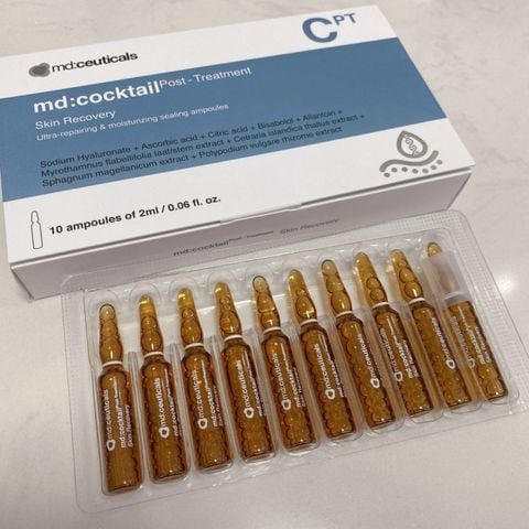 Md:ceuticals md:cocktail Post Treatment Skin Recovery – Tinh chất làm dịu da, dị ứng & phục hồi