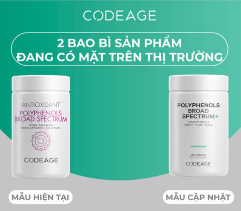 CODEAGE Polyphenols Broad Spectrum - VIÊN CHỐNG NẮNG