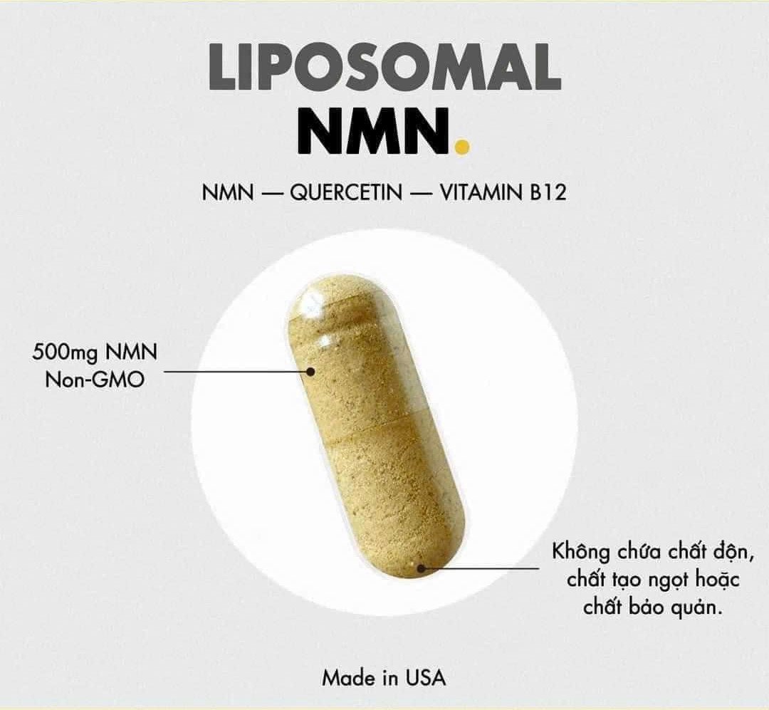 Viên uống Codeage Liposomal NMN hỗ trợ cải thiện sức khỏe hộp 90v NMN TPBS