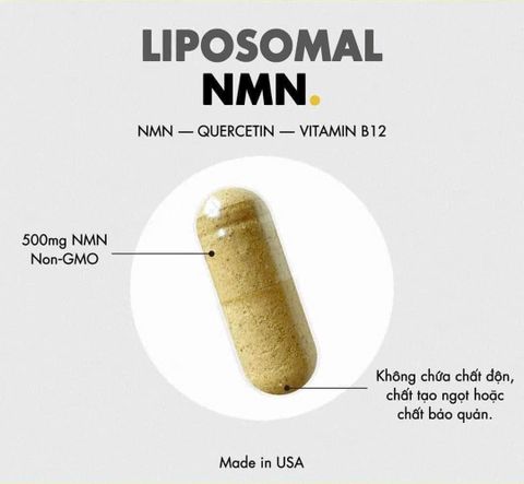Viên uống Codeage Liposomal NMN hỗ trợ cải thiện sức khỏe hộp 90v NMN TPBS