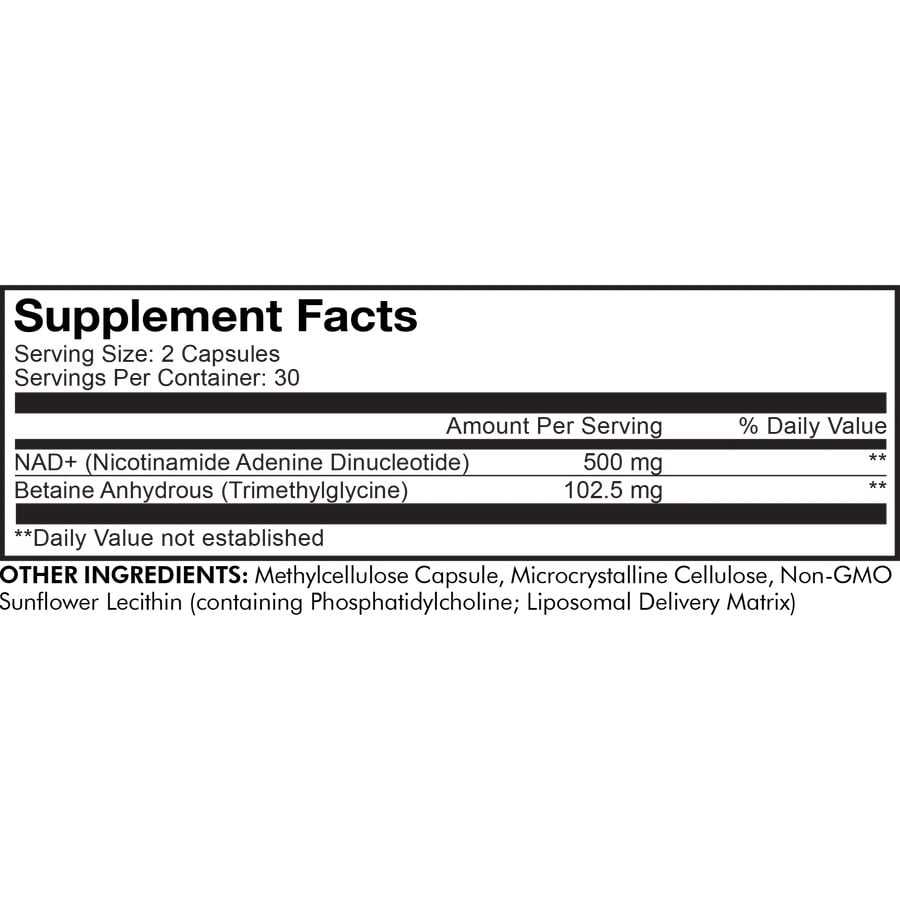 Codeage Liposomal NAD+ Viên Uống Trẻ Hóa, Tăng Cường Sức Khỏe Và Kéo Dài Tuổi Thọ 60 viên