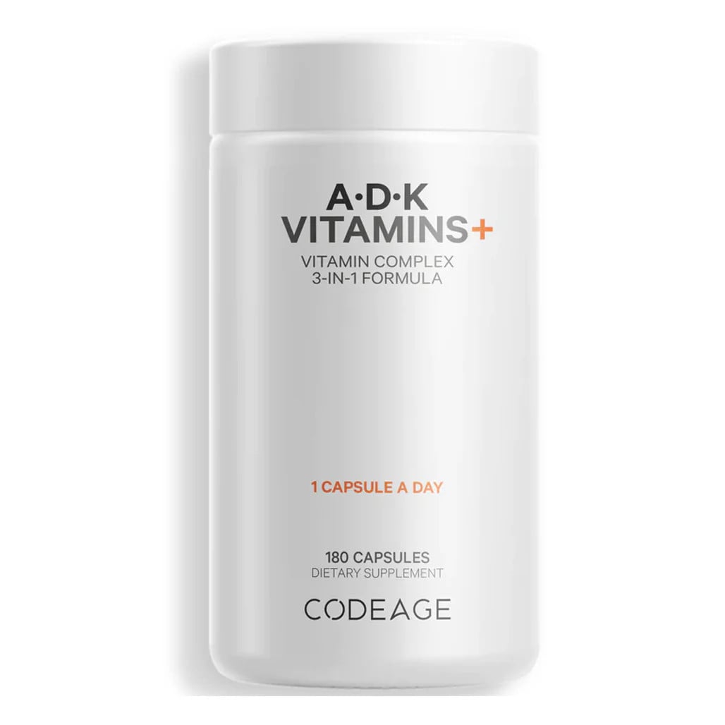 Codeage ADK Vitamins - Viên Uống Hỗ Trợ Xương Khớp, Tim Mạch, Thị Lực, Tăng Cường Sức Khỏe 180v