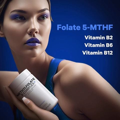 Codeage Methylfolate B Complex - Viên Uống Bổ Não Giúp Giảm Stress Giúp Dễ Ngủ 120v