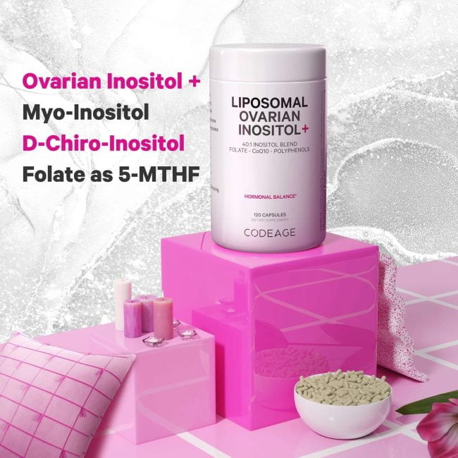 Codeage Liposomal Ovarian Inositol - Viên Uống Cân Bằng Nội Tiết Tố 120 viên