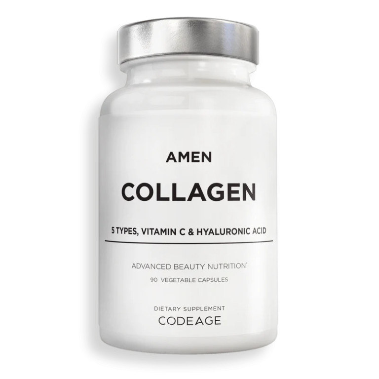 Codeage Amen Collagen+ - Viên Uống Làm Đẹp Bổ Sung Collagen, Vitamin C, HA 90 viên