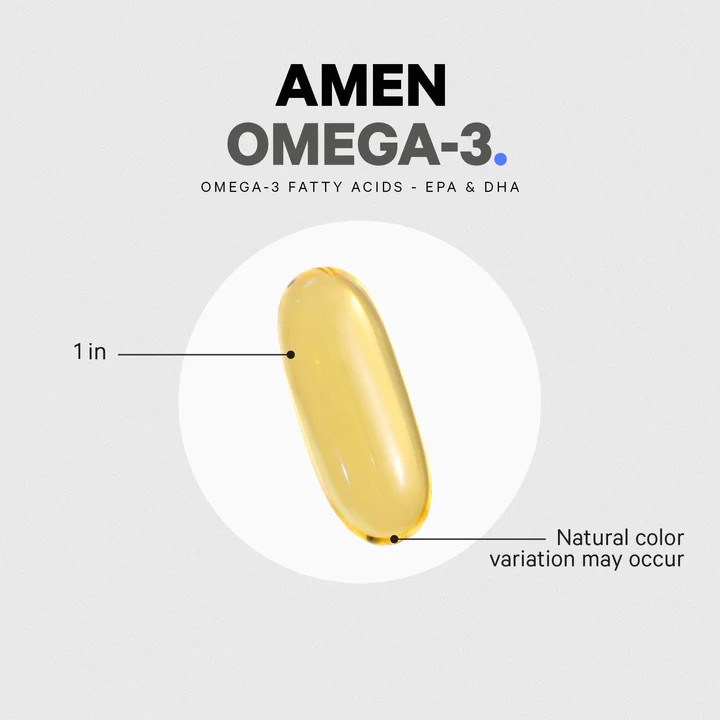 Codeage Amen Omega 3 - Viên Uống Dầu Cá Giúp Tăng Cường Sức Khỏe, Đẹp Da 90 viên