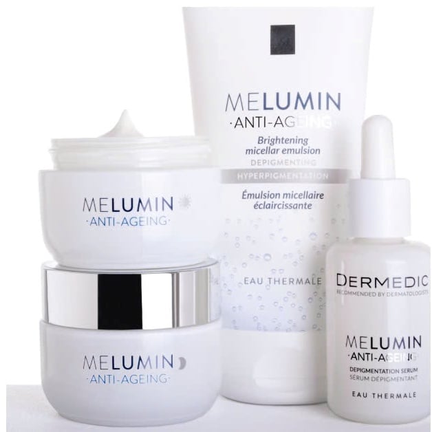 Dermedic Melumin - Kem Ngày - Đêm Dưỡng Trắng, Cải Thiện Sạm Nám, Da Không Đều Màu 55g