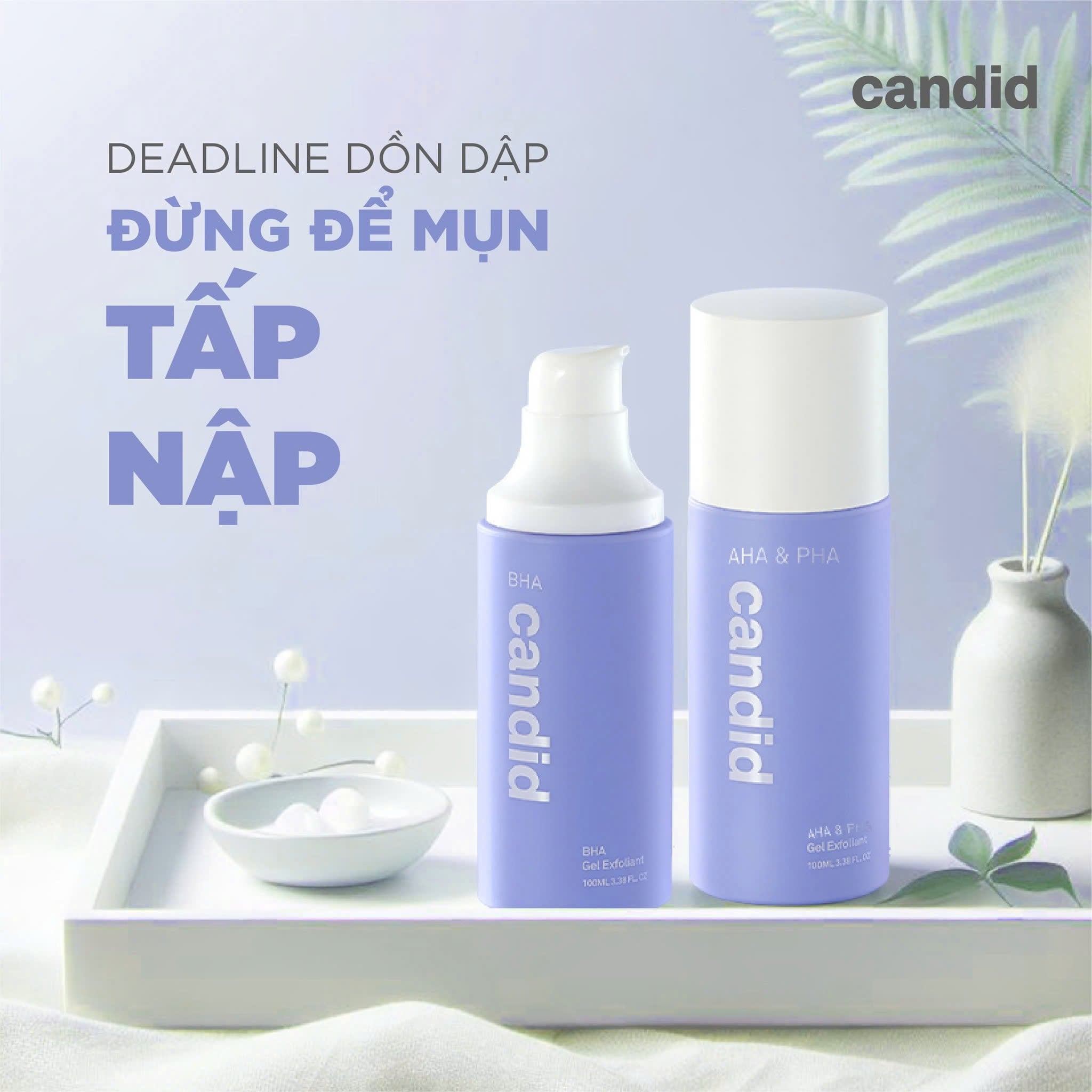 Gel BHA Tẩy Tế Bào Chết & Thông Thoáng Lỗ Chân Lông - CANDID BHA Gel Exfoliant 100ml