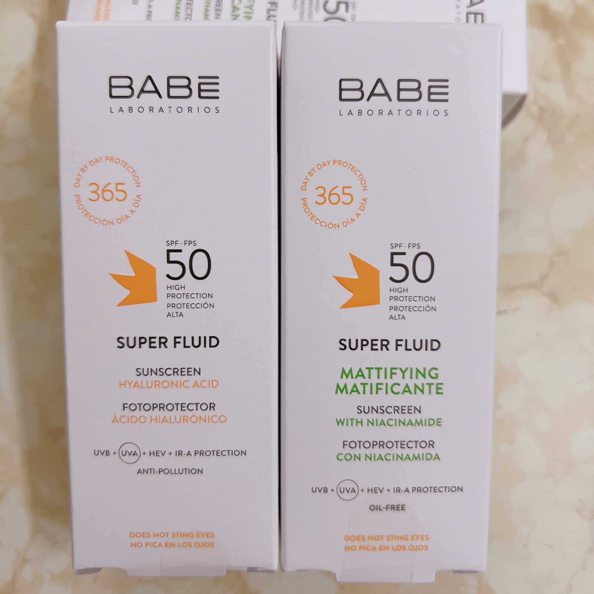 Kem Chống Nắng Phổ Rộng BABE Solar Super Fluid Screen Kiềm Dầu, Dưỡng Ẩm SPF50+