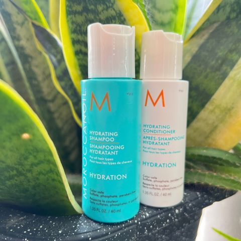 Cặp gội xả Moroccanoil Hydrating minisize 40ml
