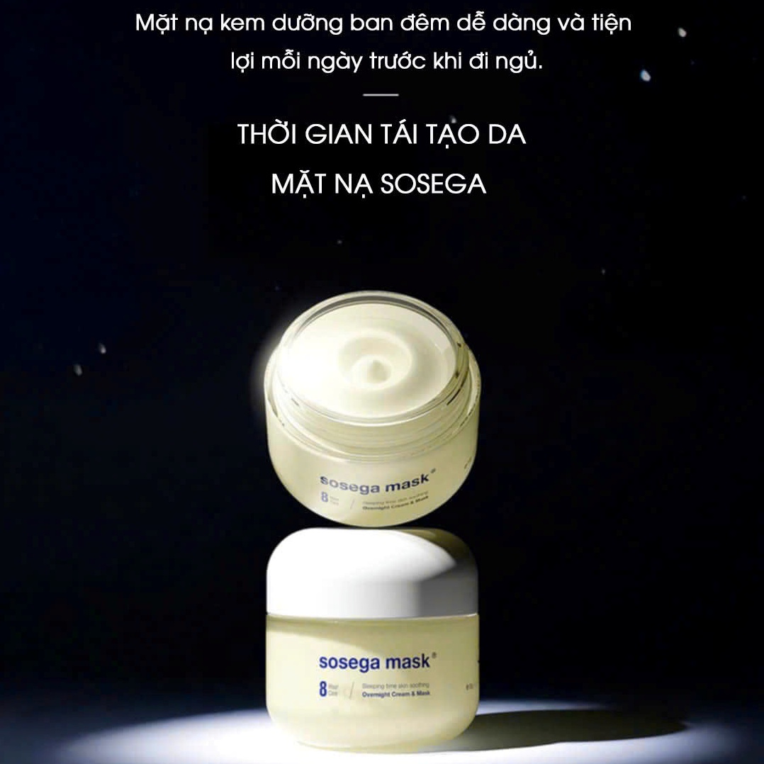 Civasan Sosega Mask - Mặt nạ ngủ hỗ trợ phục hồi và tái tạo da 50ml