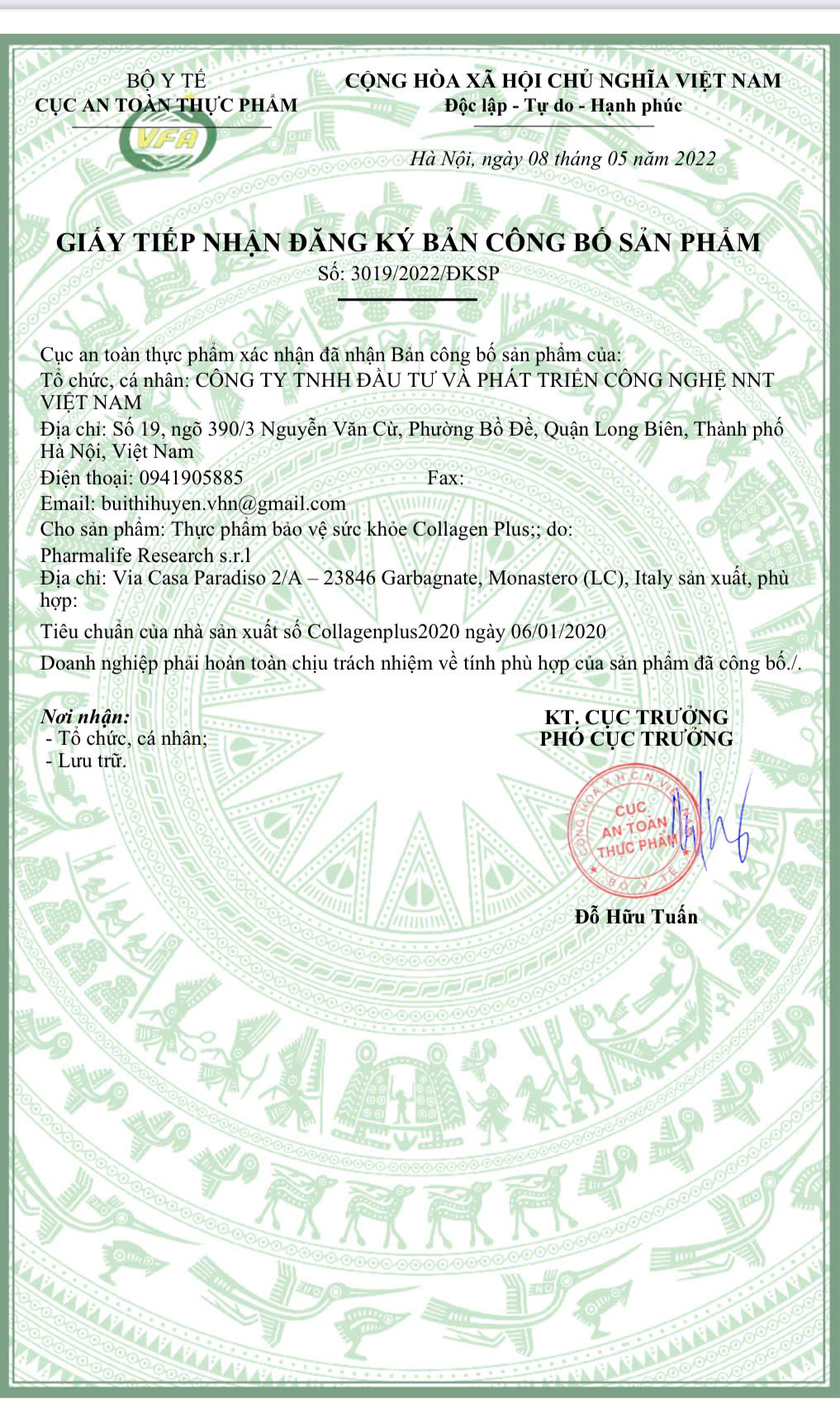 Pharmalife Collagen Plus - Collagen Thủy Phân Chống Lão Hóa - hộp 10 ống