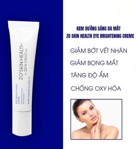 ZO SKIN HEALTH EYE BRIGHTENING CREME - KEM DƯỠNG SÁNG DA MẮT