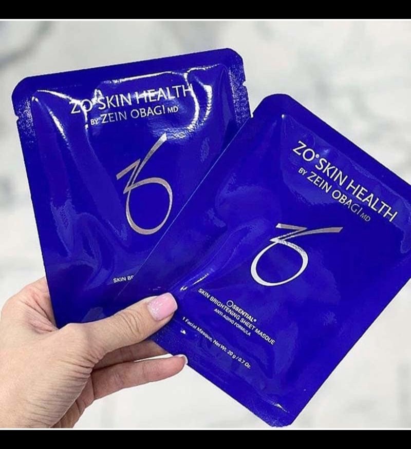 ZO SKIN HEALTH SKIN BRIGHTENING SHEET MASQUE - Mặt nạ dưỡng sáng da