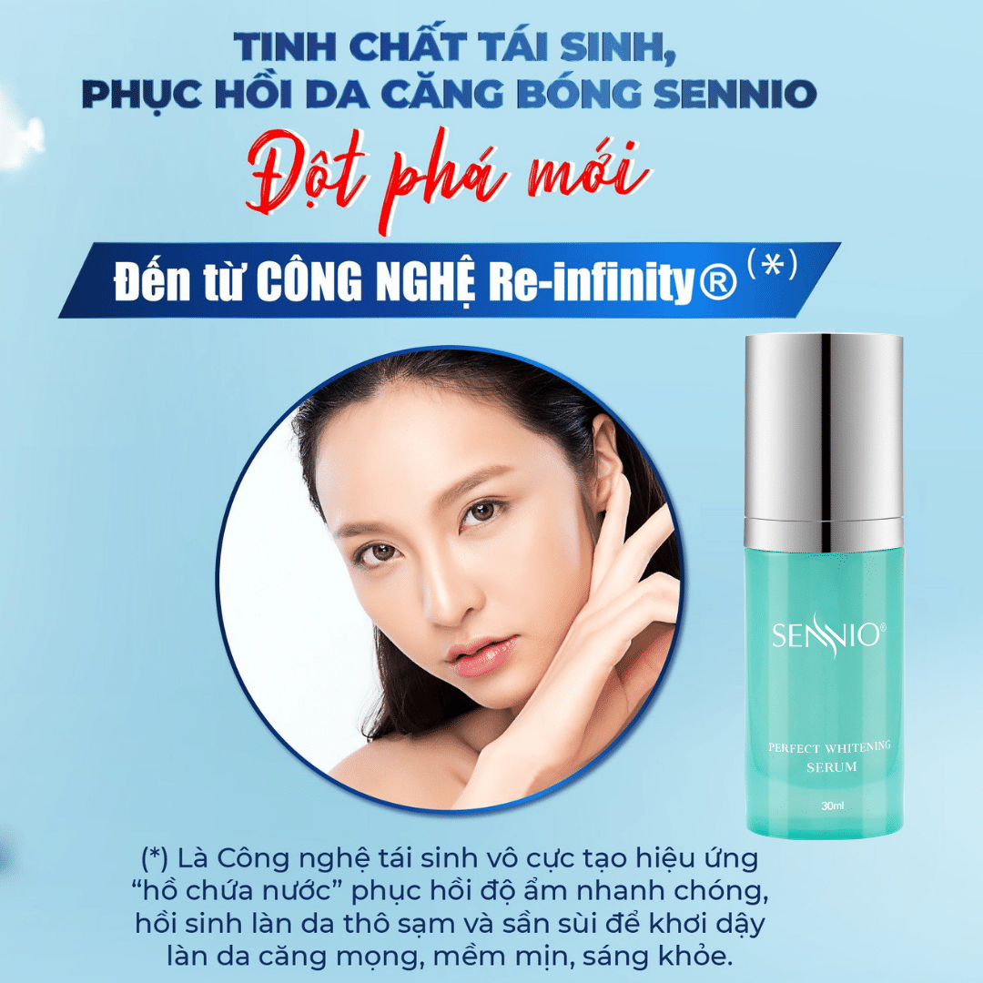  Bộ đôi sản phẩm dưỡng trắng bảo vệ phục hồi tái tạo da ban ngày Sennio SNO 670-22 