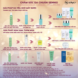  Gel tẩy tế bào chết da mặt SENNIO tăng sinh Collagen sáng da, làm sạch sâu, giảm ngừa mụn đầu đen 180ml SNO 844 