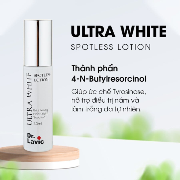  Sữa dưỡng trắng đa tầng- Ultra white spotless Dr.Lavic 30ml DR948 