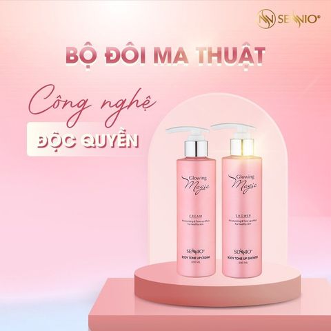  Combo tinh chất ủ dưỡng ẩm trắng da & kem ma thuật trắng da toàn thân SENNIO SNO503 
