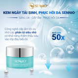  Bộ đôi sản phẩm cấp ẩm căng bóng phục hồi tái tạo dưỡng trắng da ban đêm Sennio SNO 670-21 
