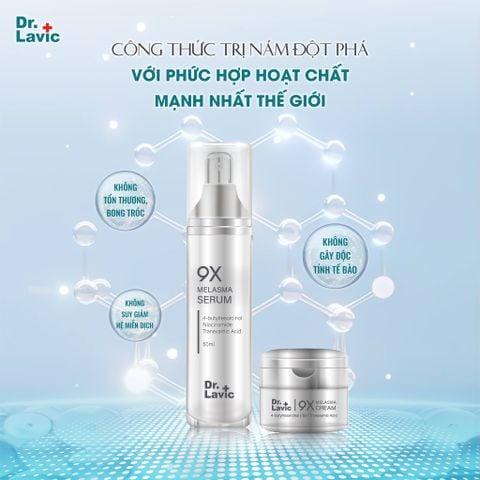  Serum tái sinh phục hồi da nám - giảm thâm mụn - tàn nhang - 9X MELASMA DR.LAVIC - DR969 