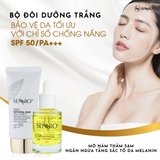  Bộ 2 sản phẩm dưỡng trắng da bảo vệ da mờ thâm nám, tàn nhang, ngăn tăng sắc tố melanin ngày Sennio Set 2 SNO 660-22 