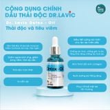  Dầu thải độc tố, giảm tiết bã nhờn, giảm sưng viêm Se Khít Lỗ Chân Lông Công Nghệ USA DR.LAVIC Detox - Oil 30ML - DR913M 