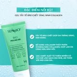  Gel tẩy tế bào chết da mặt SENNIO tăng sinh Collagen sáng da, làm sạch sâu, giảm ngừa mụn đầu đen 180ml SNO 844 