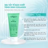  Gel tẩy tế bào chết da mặt SENNIO tăng sinh Collagen sáng da, làm sạch sâu, giảm ngừa mụn đầu đen 180ml SNO 844 