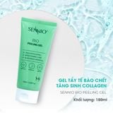  Gel tẩy tế bào chết da mặt SENNIO tăng sinh Collagen sáng da, làm sạch sâu, giảm ngừa mụn đầu đen 180ml SNO 844 
