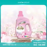  Nước Giặt xả hương Đam Mê 6 in 1 Scanly giúp giữ màu bền bỉ, làm mềm từng sợ vải 3.2-5kg 