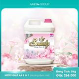  Nước Giặt xả hương Đam Mê 6 in 1 Scanly giúp giữ màu bền bỉ, làm mềm từng sợ vải 3.2-5kg 