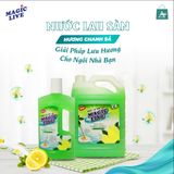  Nước lau sàn Hương Chanh Sả 3,8kg Magic live giúp sàn sáng bóng, khử mùi, sạch khuẩn 