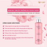  Kem body Sennio Glowing Magic Body Tone Up Cream dưỡng trắng da toàn thân 1000ml SNO 505 