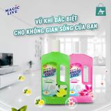  Nước lau sàn Hương Chanh Sả 3,8kg Magic live giúp sàn sáng bóng, khử mùi, sạch khuẩn 