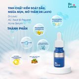  Serum ngừa mụn Dr.Lavic AC Treat & Prevent Acne kiềm dầu, chống tái phát mụn mờ thâm 10ml DR958 