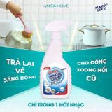  Siêu Tẩy Đa Năng Magic Live 500ml Loại bỏ các vết bẩn cứng đầu, an toàn với làn da 