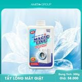  Tẩy lồng máy giặt khử mùi, ngăn ngừa vi khuẩn, loại bỏ vết mốc bám lâu ngày Magic Live - 300g 