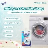  Tẩy lồng máy giặt khử mùi, ngăn ngừa vi khuẩn, loại bỏ vết mốc bám lâu ngày Magic Live - 300g 