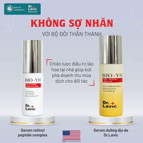  Bộ Chăm Sóc Da Serum Phục Hồi Da Dr.Lavic Bio - Y10 Treatment antii - aging DR925 